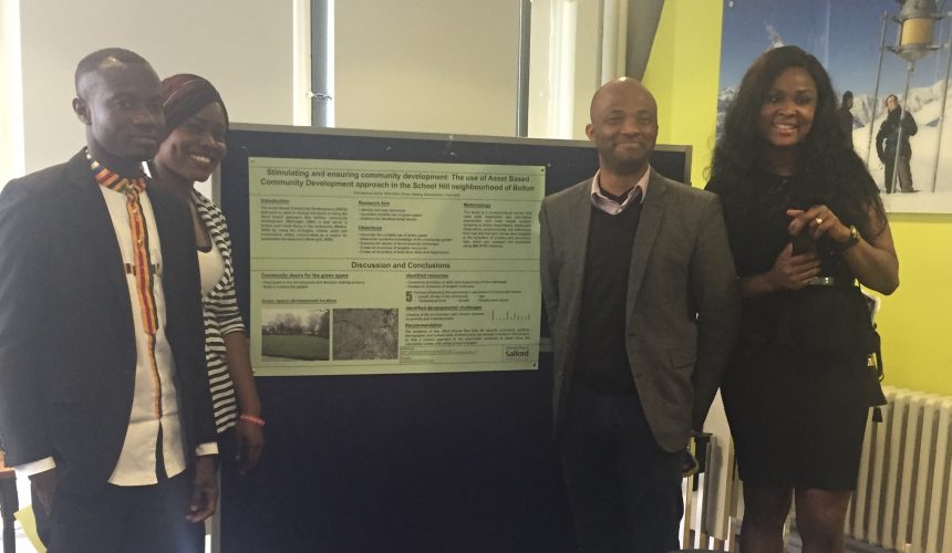 Poster Presentation of students at the University of Salford Poster Presentation of students at the University of Salford